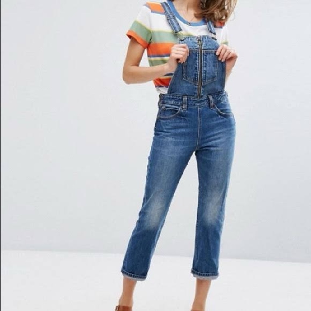 Levi's Zip Front Retro Denim Overalls